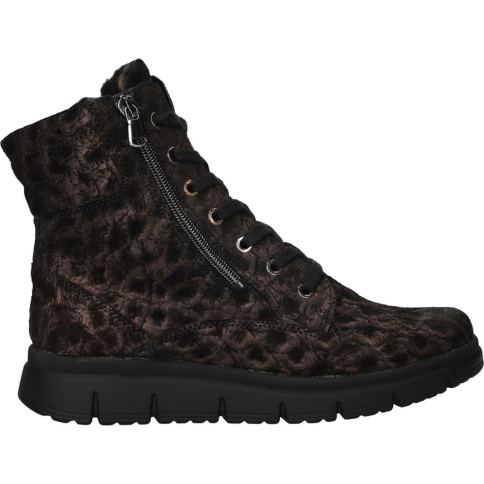 Waldlaufer Pina Veterboots - Dames - Bruin - Maat:41