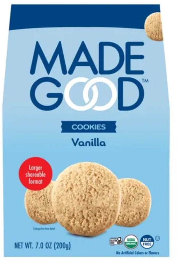 MadeGood Cookies Bio Vanilla - 200 gr
