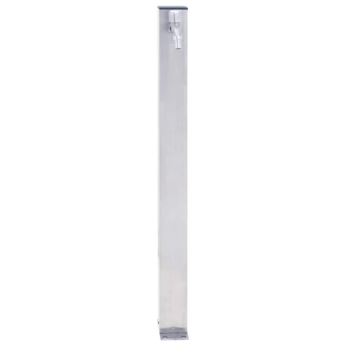 vidaXL - Waterzuil - vierkant - 60 - cm - roestvrij - staal
