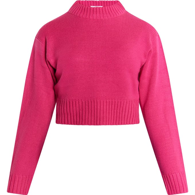 Mymo korte trui Dames roze