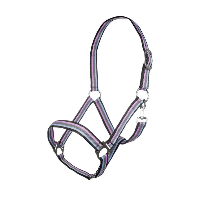 Nylon hoofdstel voor paard HKM Linz
