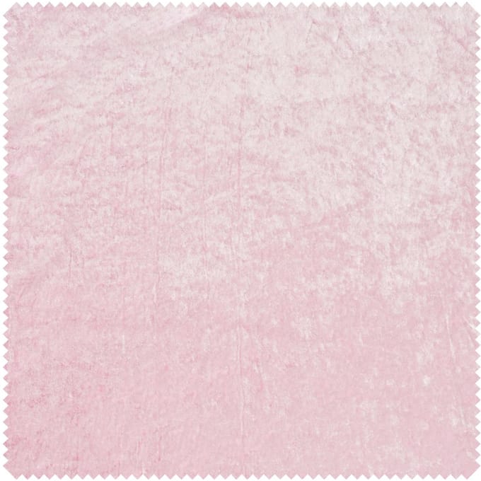 Panne fluwelen stof - Roze