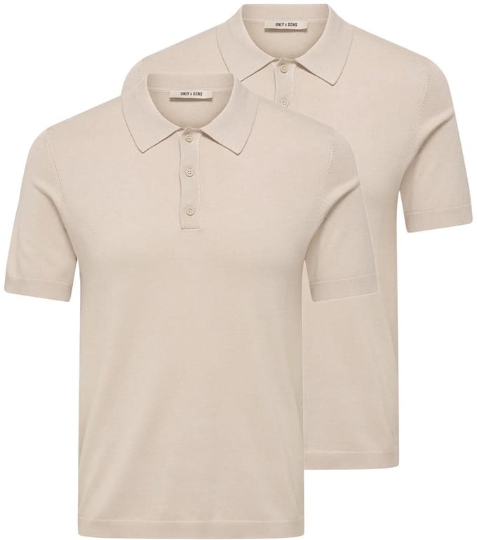 Only & Sons Heren poloshirt 2 pack Wyler