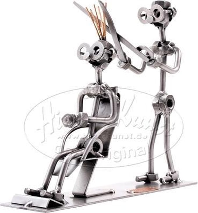 Hinz & Kunst sculptuur beeldje kapper