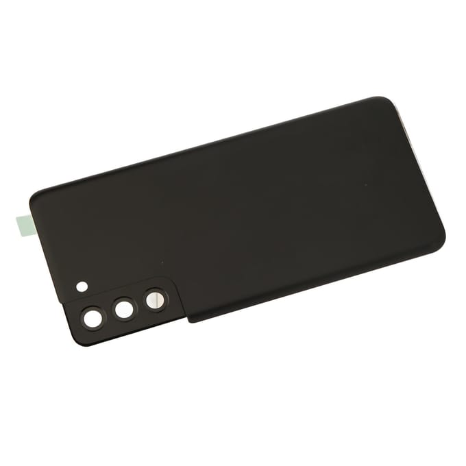 Vervangende achterkant van glas voor Samsung Galaxy S21 Plus Achterkant van glas met vooraf geïnstalleerd zwart