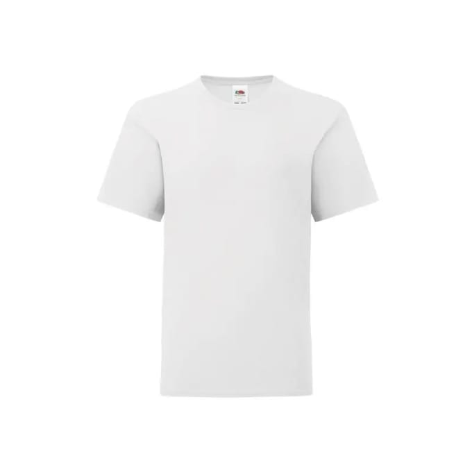 Fruit of the Loom - Kids´ Iconic T - Heather Grey - 116