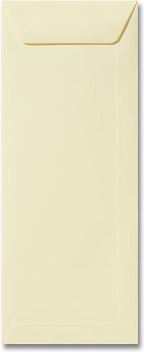 Envelop 12,5 x 31,2 Zachtgeel, 100 stuks