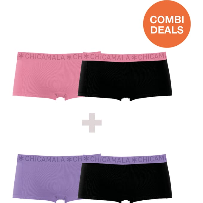Meisjes 2+2-pack Boxershorts