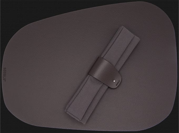 NOOBLU PEBL 4 persoons Dinner set - Chocolate brown