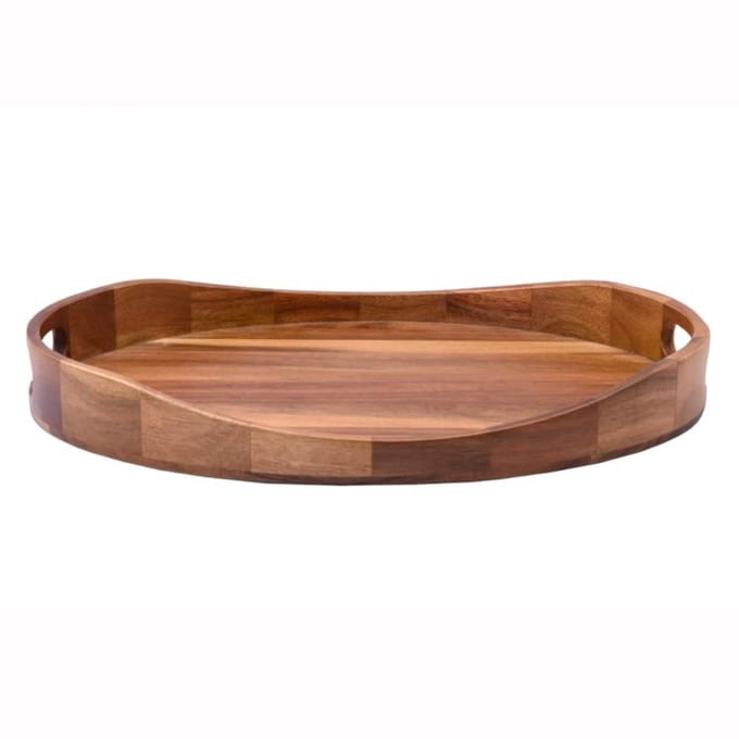 Bricard Acacia Dienblad - Rechthoek - 42,7 x 33 x 5cm - Japandi