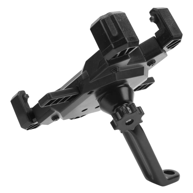 Support Téléphone Support Navigateur GPS Fixation Rétroviseur pour Moto EScooter VTT black