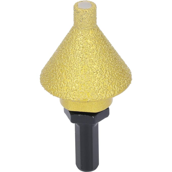 38mm Diameter Diamant Afschuining Afschuinbit Conisch Slijpbit met M10 Stift voor Boren Vergroten
