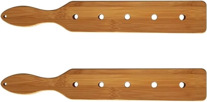 Bamboe Peddel 14 Inch - Duurzaam en Glad met Luchtgaten