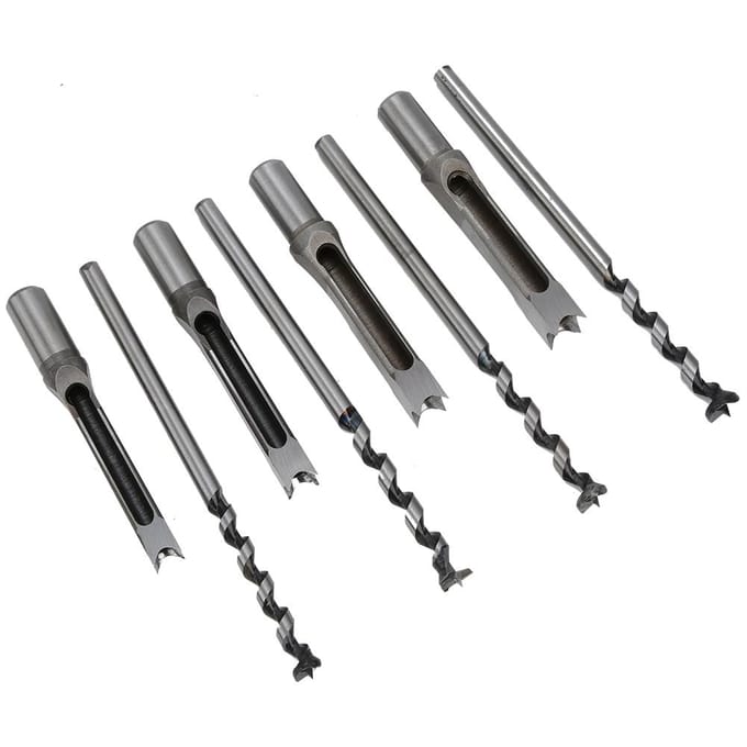 4 stuks set 12.7?16mm Houtbewerking Vierkant Gat Boorbits Lagerstaal Vierkant Gat Boorbits