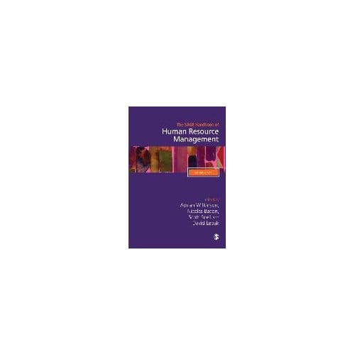 The Sage Handbook Of Human Resource Management, 2e - Wilkinson
