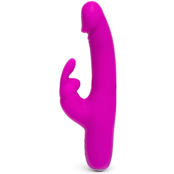 Happy Rabbit - Slimline Rabbit Vibrator Realistic - Paars