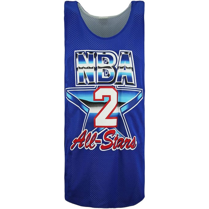 Mitchell & Ness Charlotte Hornets Larry Johnson Reversible Heren Mesh Vest