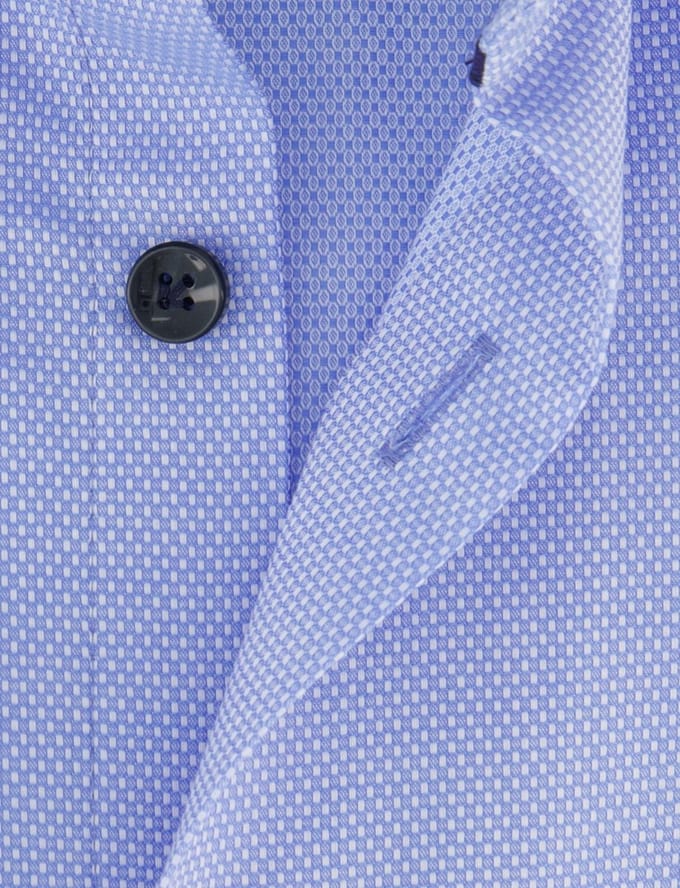 Overhemd John Miller blauw geprint