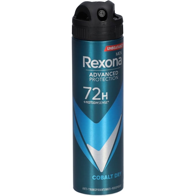 Rexona Men Advanced Protection Cobalt Dry Anti-Perspirant Deodorant Spray 72h 150