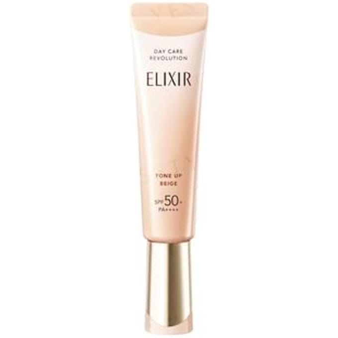 Shiseido - Elixir Day Care Revolution Tone Up Beige BE+ca SPF 50+ PA++++ 35g