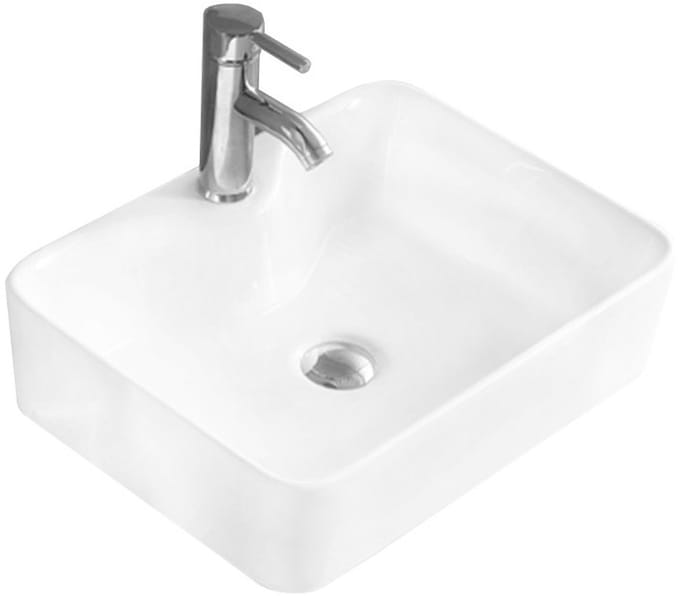 Mexen Eva opbouwkom 48 x 37 cm, wit - 21424900