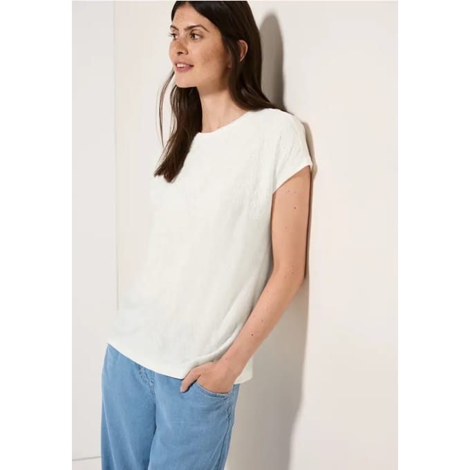 Shirt met geborduurd patroon