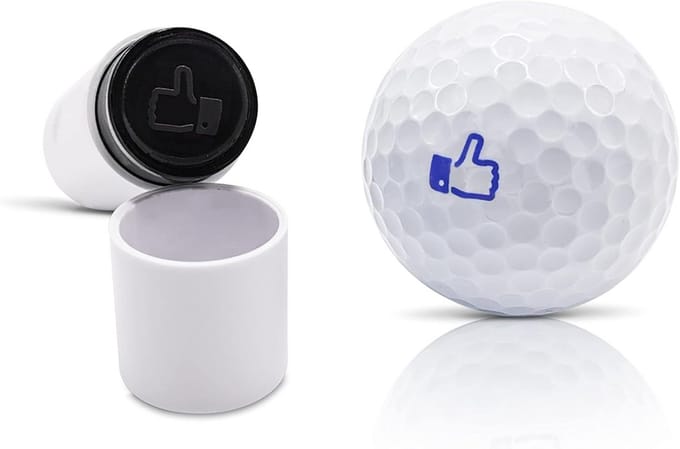 Golfbal Stempels met Emoji's en Pictogrammen