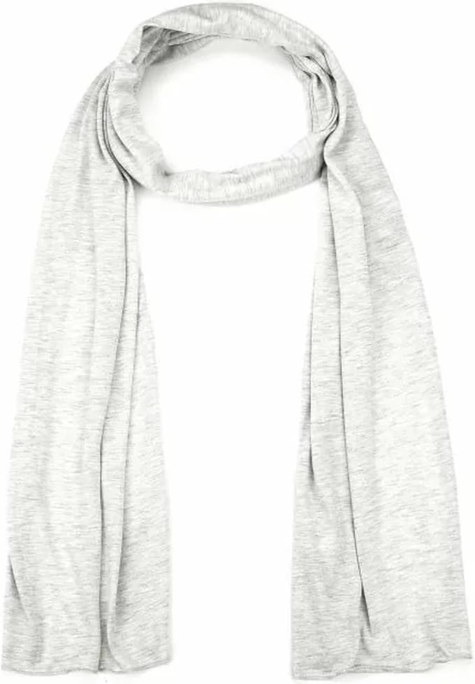 Bijoutheek Sjaal (Fashion) Dun FF (35 x 200cm) Licht Grijs