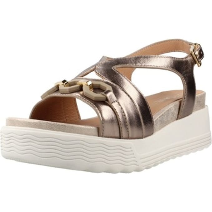 Sandalen met sleehak Stonefly Parky 31 Laminated Lth