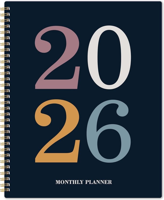 Jaarplanner 2025 Maandoverzicht van Januari tot December