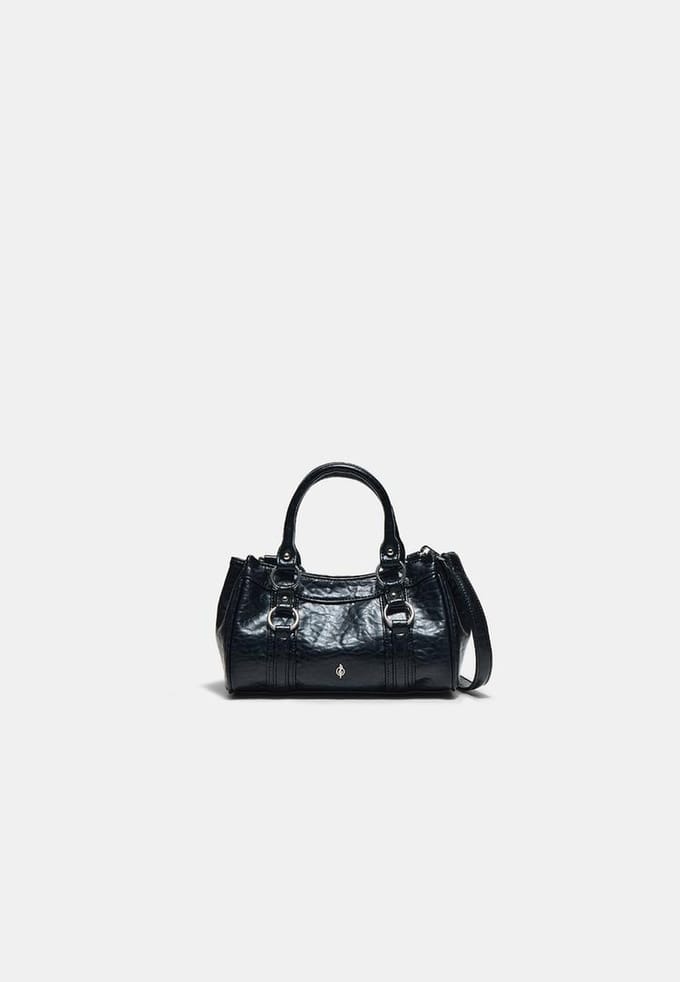 Stradivarius Kleine bowlingtas  Zwart OS