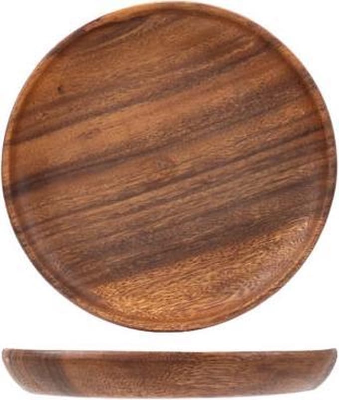 Cosy & Trendy Acacia Houten Schaaltje Rond 20x2.5cm