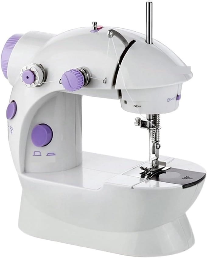 Mini Naaimachine - Draagbare machine - Kleding maken - Dubbele draad - 22.5 cm - Niet gespecificeerd