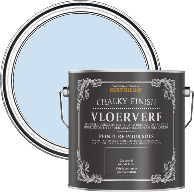 Rust-Oleum Lichtblauw Vloerverf - Poederblauw 2,5L