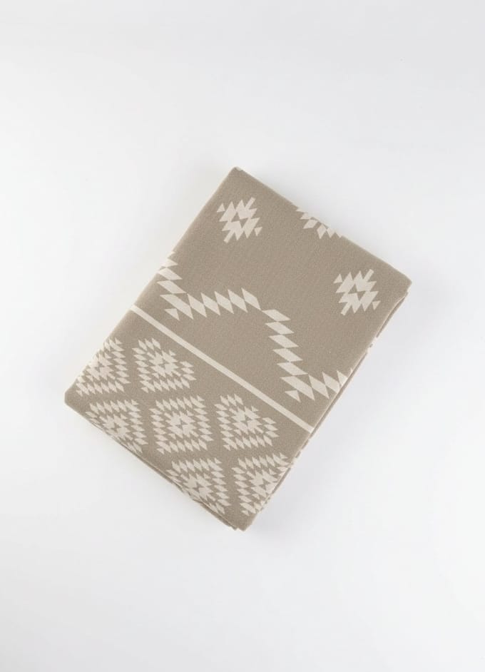 Patara – Turkse hamamdoek – 100x180 cm – katoen – licht & sneldrogend – beige