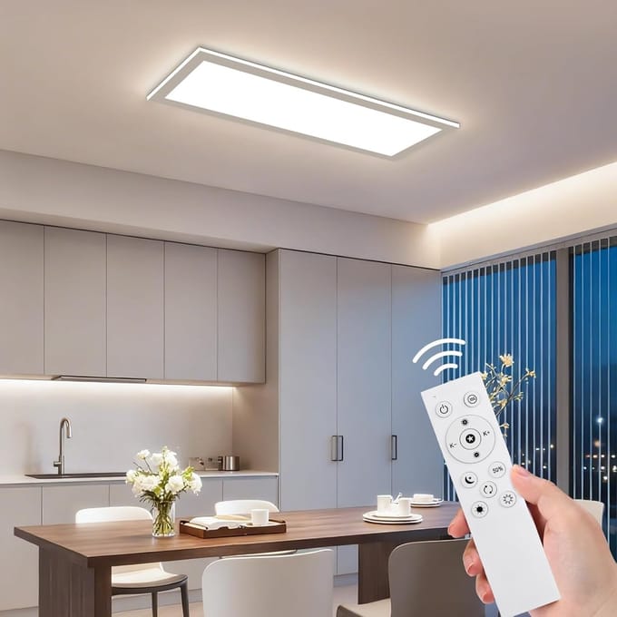 Oraymin LED Plafondlamp 58x20 Wit - Paneel Ultra Dun - 24W 3100LM - Dimbaar - 3000-6500K