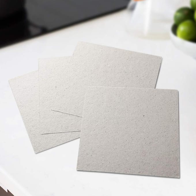 8 STKS Isolerende Mica Plaat Hoge Temperatuurbestendigheid Mica Platen voor Magnetron white