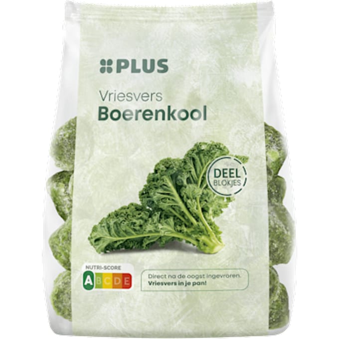 Boerenkool deelblokjes