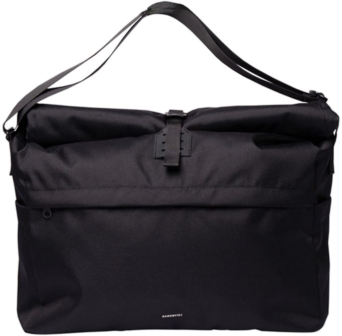 Sandqvist Icon Messenger Bag - Schoudertas 14 49 cm (black)