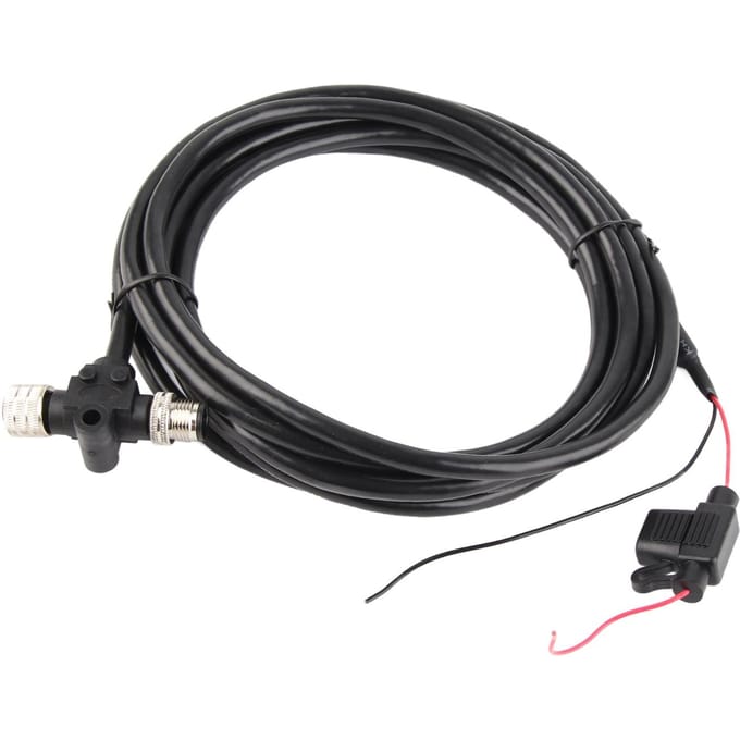 Voor NMEA2000 Startkabel met T-Connector Zekering 3 Meter 5-Pin M12 Schroefdraad IP67 Waterdicht voor Simrad Netwerken black