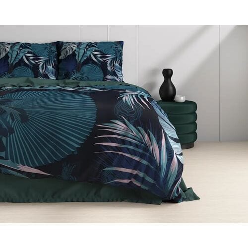Dreamhouse Dekbedovertrek Edvard Blauw - Eenpersoons 140 x 200/220 cm + 1 kussensloop