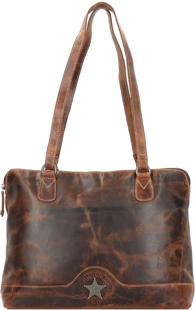 Billy the Kid Ranger Schoudertas Leder 38 cm - Dames - brown