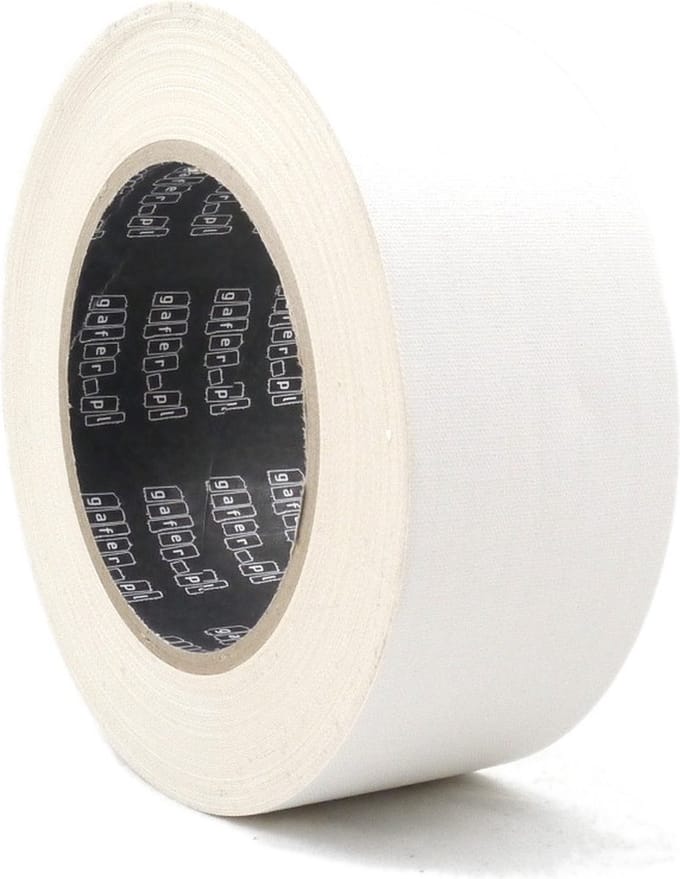 Gafer.pl Pro Matt Gaffer Tape 48mm x 25m Wit