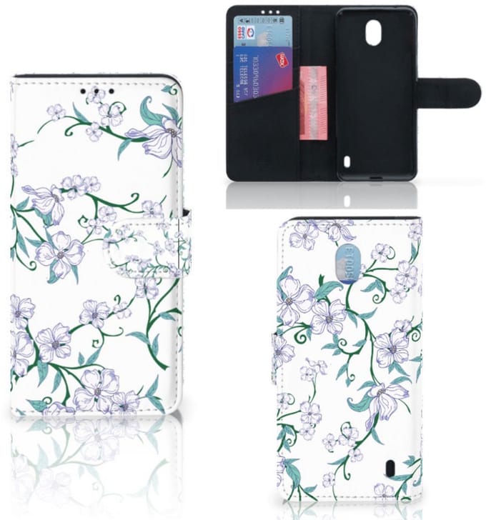 Nokia 1 Plus Uniek Hoesje Blossom White