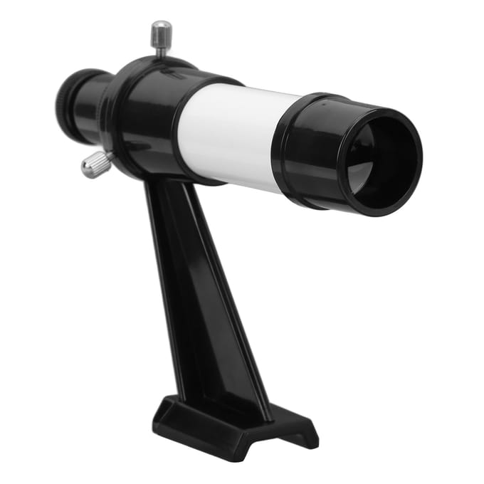 5X Astronomische Telescoop Zoeker met Inline Basis Standaard 5x24 Draagbare Kruisdraad Telescoop black