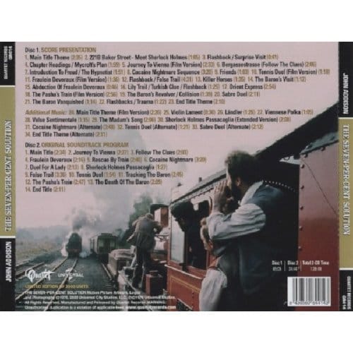 John Addison - The Seven-Per-Cent Solution - Original Motion Picture Soundtrack (CD) (Limited Edition) (Remastered)