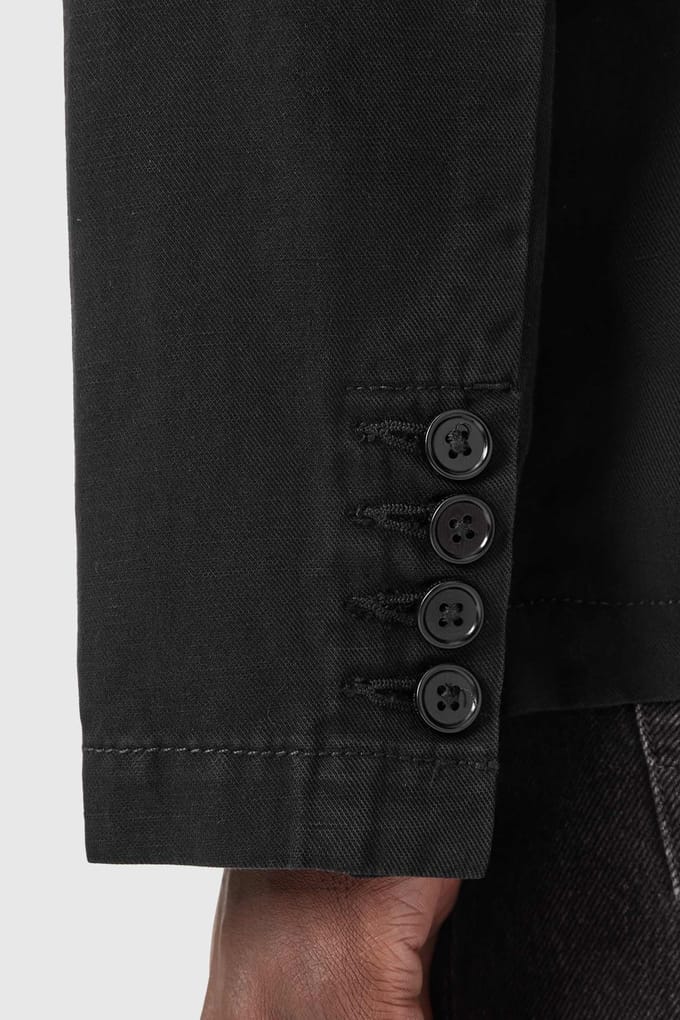 AllSaints Hanbury Blazer Black Taglia: M | Blazers Outlet | Uomo | Nero