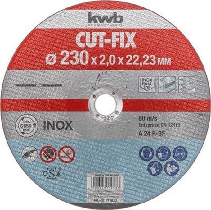 KWB - Doorslijpschijf - extra dun - 230x2mm - metaal