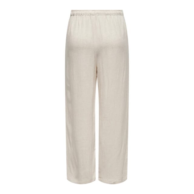 ONLY ONLSIESTA MW PULL-UP LINEN BL PNT NOOS Dames Broeken - Moonbeam