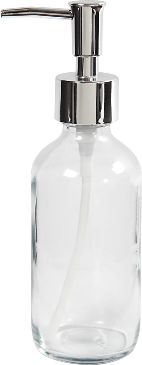 CC Glazen Zeeppomp 19,3 cm Helder